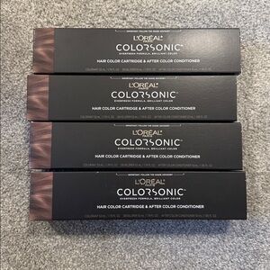 FOUR L'Oreal Colorsonic Color Cartridge light brown ash 6A permanent root